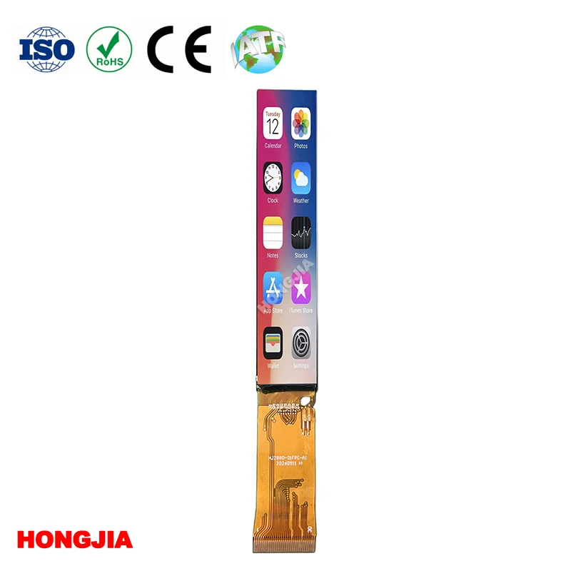 2,88 inch 120*640 IPS lange stripscherm