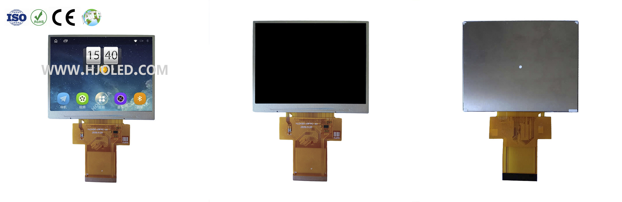 Wat zijn de reguliere resoluties op de markt voor 3,5-inch TFT LCD-schermen?