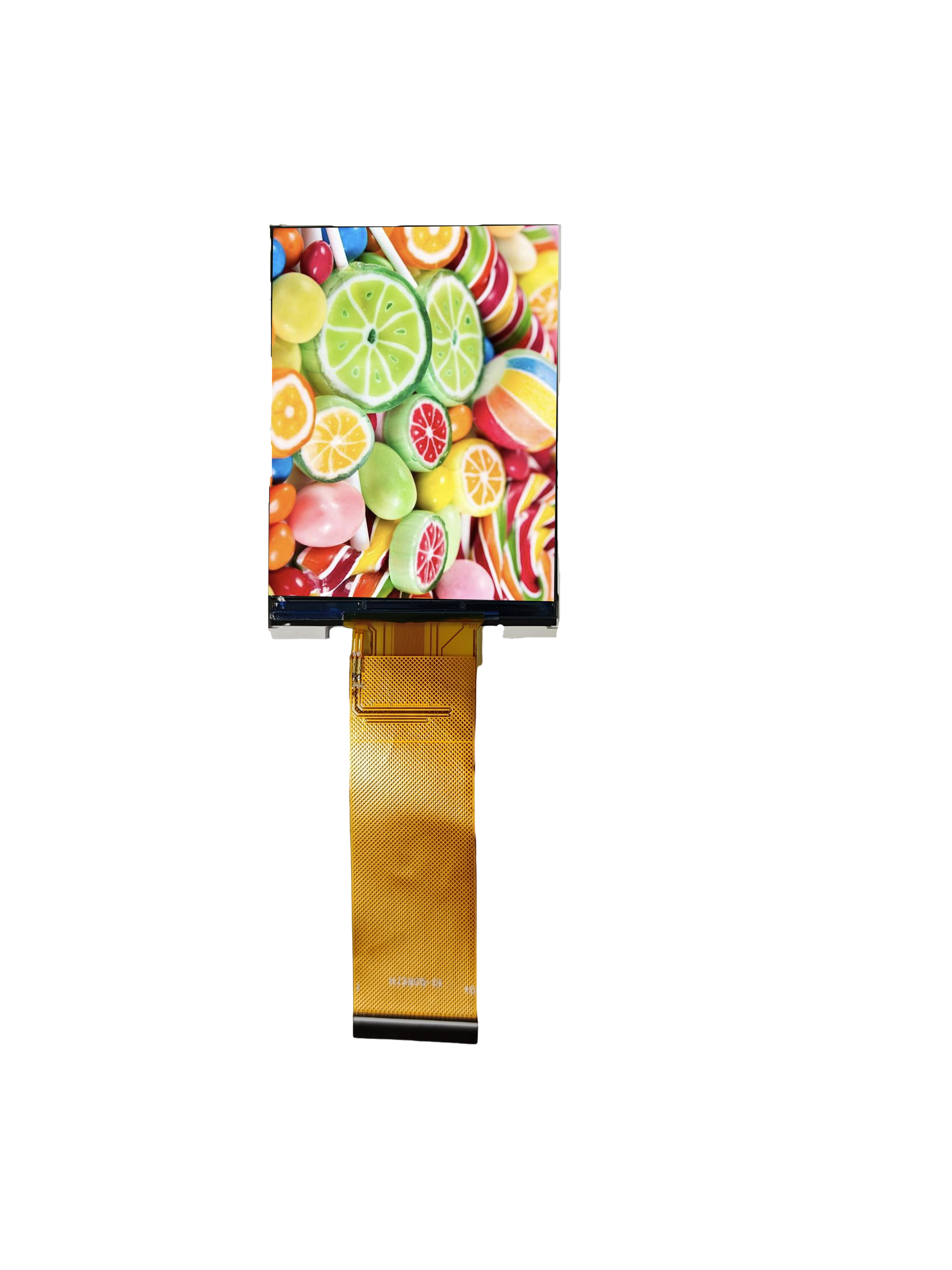 2,8 inch transflectief display, leesbaar in zonlicht zonder LED-achtergrondverlichting