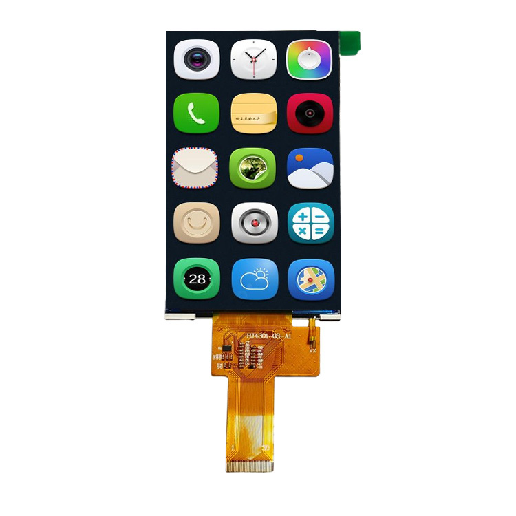 4,3-inch TFT verticaal scherm met flip-display, 480*800 resolutie, MCU-interface