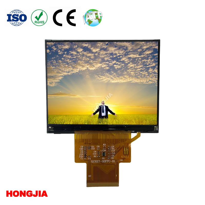 3,17-inch TFT horizontaal scherm met 1024*768 resolutie en 16/18/24-bit RGB-interface