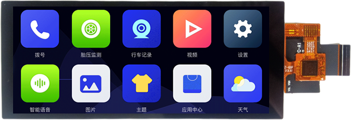 Toepassingsvooruitzichten van een 3,99-inch LCD-scherm met lange stroken en een resolutie van 400*960 in elektronische producten