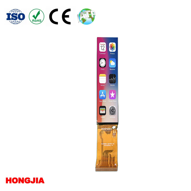 2,88-inch bar-type LCD (120 x 640) met ondersteuning voor touch, SPI/MCU en microcontroller