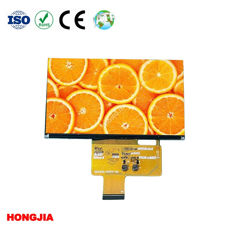 4,45-inch TFT LCD-horizontaal scherm met een resolutie van 1920*1080, LVDS-interface en een hoge verversingssnelheid van 120 Hz